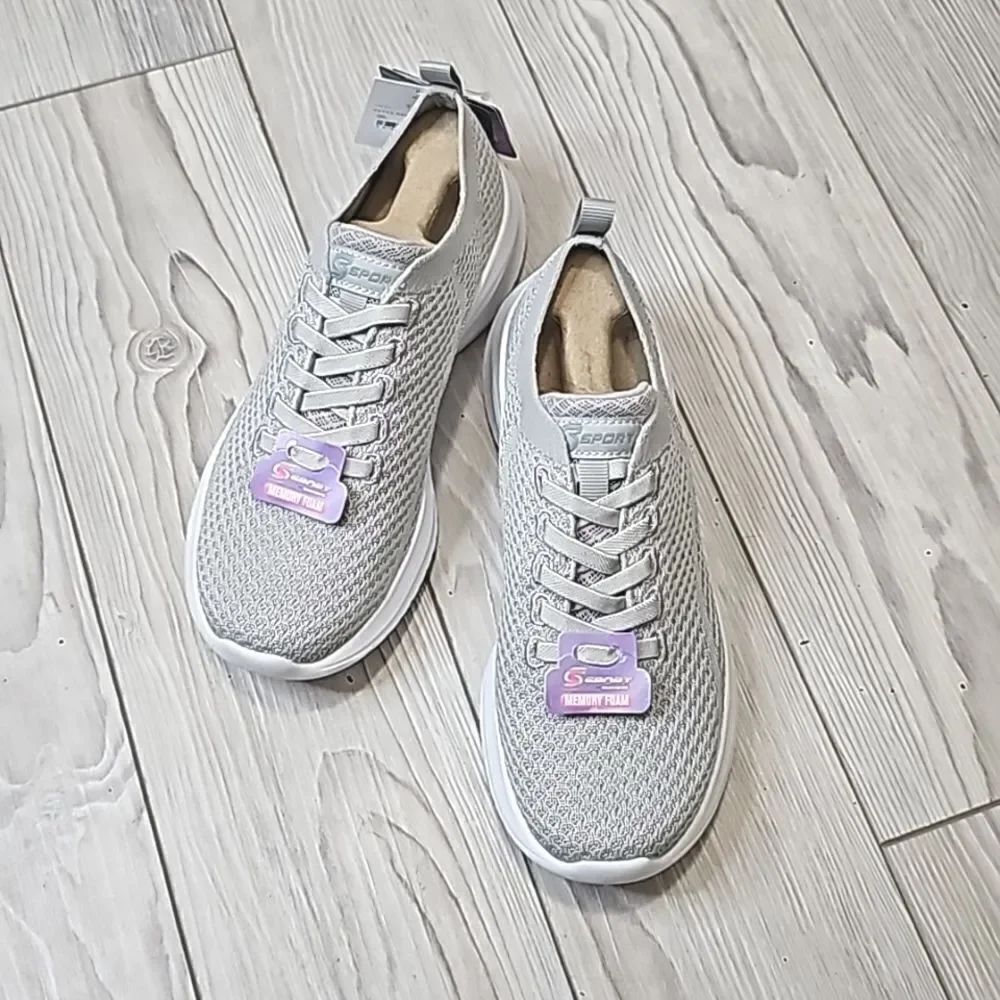 (ST-6057) S Sport By Skechers Women's Resse 2.0 Elastic Gore Sneakers Sz… - Picture 3 of 11